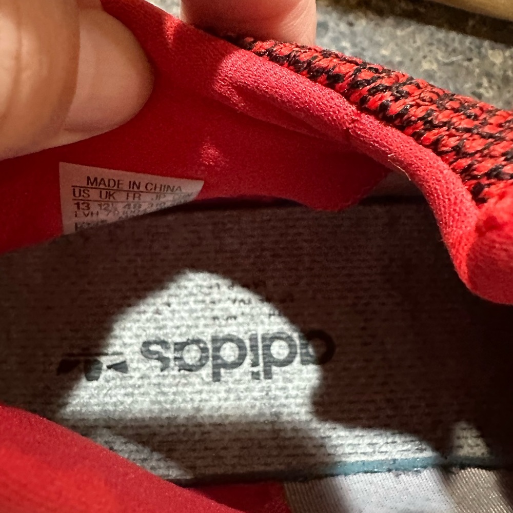 Adidas Swift Run Size 13 Red In Amazing Condition - image 4